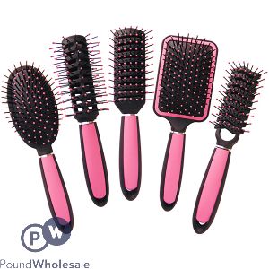 SILKY SMOOTH PINK HAIR BRUSH ASSORTED