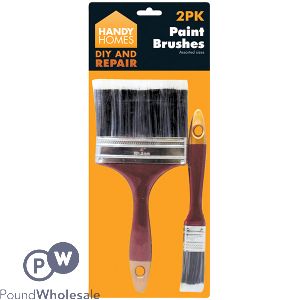 Handy Homes Assorted Paint Brush Set 2 Pack