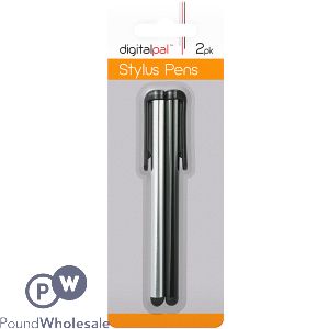 DIGITAL PAL ASSORTED COLOUR STYLUS PENS 2 PACK