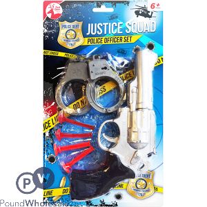 Red Deer Toys Justice Squad Police Set 5pc