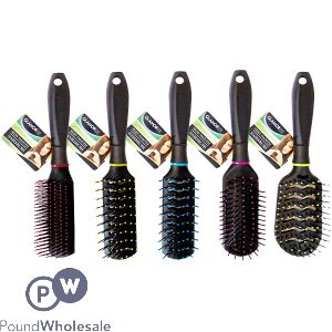 GLAMORIZE SILKY SMOOTH PADDLE HAIR BRUSH ASSORTED