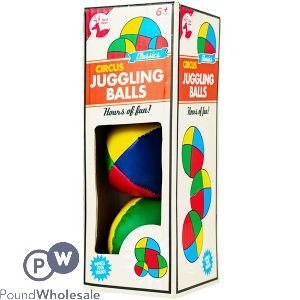 RED DEER TOYS CIRCUS JUGGLING BALLS SET 3PC