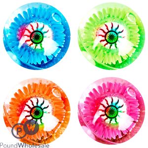 RED DEER TOYS BOUNCY FLASHING LED EYEBALLS CDU ASSORTED COLOURS