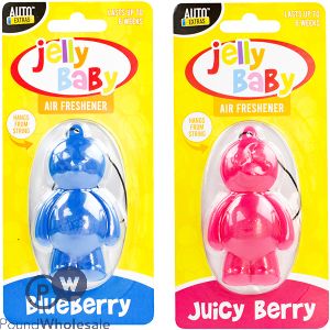 AUTO EXTRAS JELLY BABY AIR FRESHENER ASSORTED