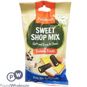 PURE BREED SWEET SHOP MIX DOG TRAINING TREATS 200G