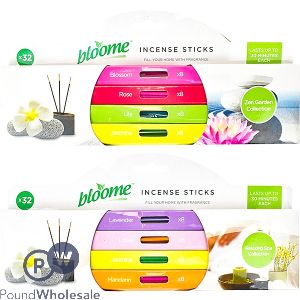 Bloome Assorted Fragrance Incense Sticks 32 Pack