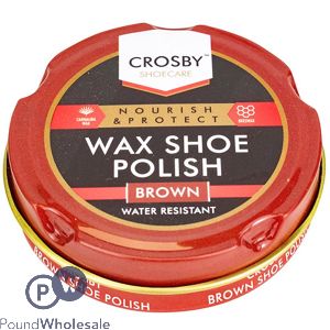 Crosby Brown Wax Shoe Polish 50ml