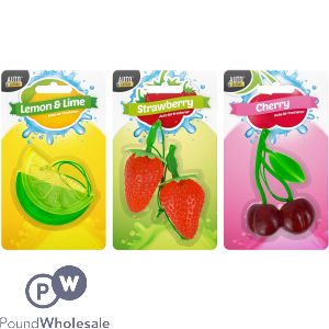 Auto Extras Fresh 'n' Fruity Car Air Fresheners Assorted Clipstrip