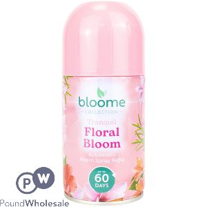 Bloome Tranquil Floral Bloom Automatic Room Spray Refill 250ml