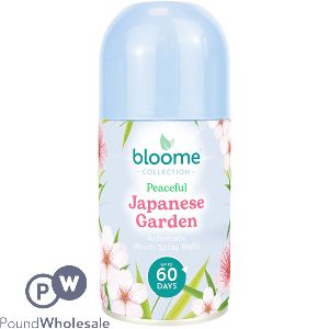 Bloome Peaceful Japanese Garden Automatic Room Spray Refill 250ml