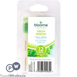 Bloome Triple Fragrance Fresh Breeze Wax Melts 12 Pack