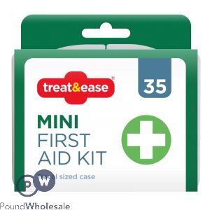 TREAT &amp; EASE MINI FIRST AID KIT 35PC