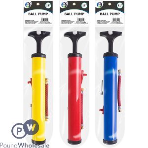 DID Ball Pump Assorted Colours 11&quot;