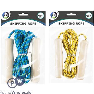 DID SKIPPING ROPE 2.7M ASSORTED COLOURS