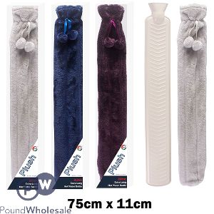 Did Extra Long Hot Water Bottle & Plush Cover 2l Assorted