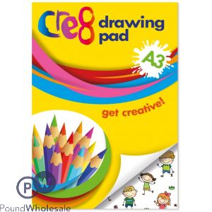 Cre8 A3 Scribble Drawing Pad 