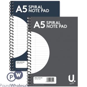 A5 Spiral Pad 2 Assorted Colours