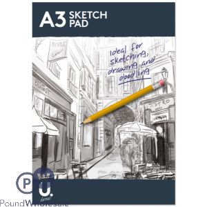 U. A3 70gsm Sketch Pad 50 Sheets