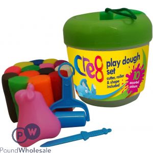 Cre8  Apple Shape Play Dough Set 18pc Set