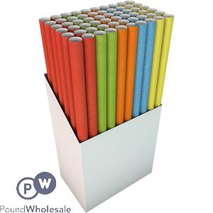 Unicolour Giftwrap Assorted 3m Cdu