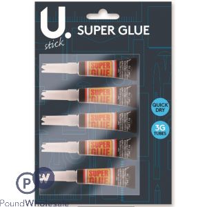 U. Super Glue 3g 5 Pack