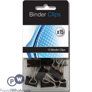 U. Binder Clips 15 Pack