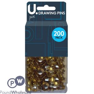 U. Drawing Pins 200 Pack