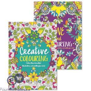 Adult Colouring Book  3&4 2 Assorted Designs