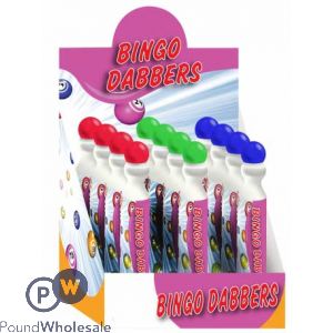 Large Bingo Dabbers 3 Assorted Colours In Cdu