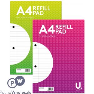 A4 Refill Pad 2 Assorted Bright Colours