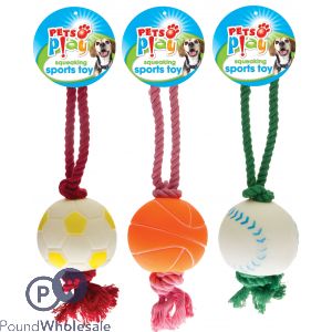 PETS PLAY SQUEAKING SPORTS DOG TOY