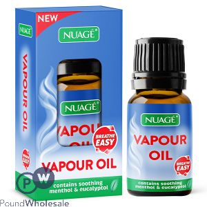 NUAGE MENTHOL &amp; EUCALYPTOL VAPOUR OIL 10ML