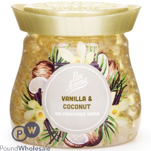 PAN AROMA VANILLA &amp; COCONUT AIR FRESHENER BEADS 280G