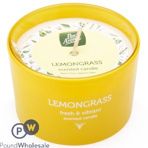 PAN AROMA LEMONGRASS SCENTED JAR CANDLE 85G