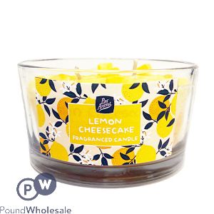 Pan Aroma Lemon Cheesecake Chunky Wax Candle 140g