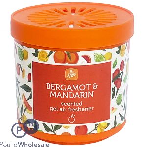 PAN AROMA BERGAMOT &amp; MANDARIN SCENTED GEL AIR FRESHENER 190G