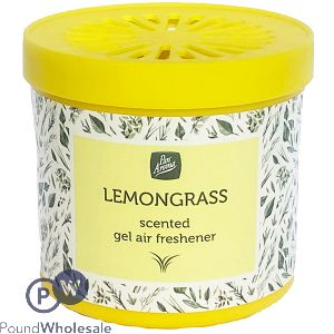 PAN AROMA LEMONGRASS SCENTED GEL AIR FRESHENER 190G