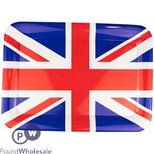 Pop Union Jack Printed Tray 42cm X 30cm