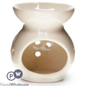 Pan Aroma Cream Ceramic Oil Burner