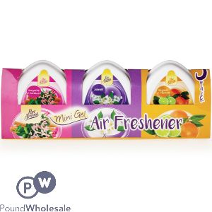 Pan Aroma Assorted Mini Gel Air Freshener 3 Pack