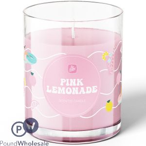PAN AROMA PINK LEMONADE SCENTED CANDLE 150G