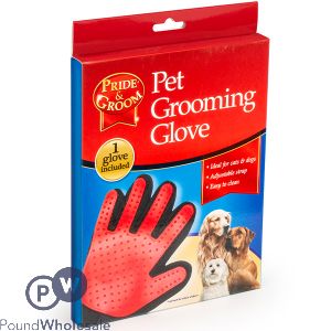 Pride & Groom Pet Grooming Glove