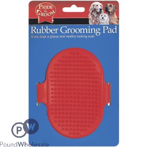 PRIDE &amp; GROOM RUBBER GROOMING PAD