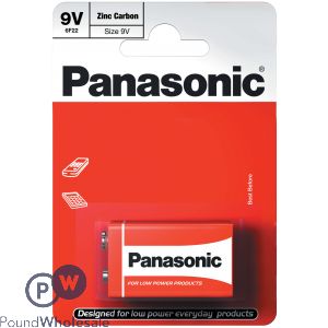 Panasonic 9v 6f22 Zinc Carbon Battery