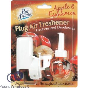 PAN AROMA APPLE &amp; CINNAMON PLUG IN AIR FRESHENER