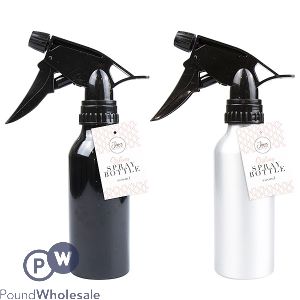 Jones &amp; Co Aluminium Spray Bottle 200ml Assorted Colours