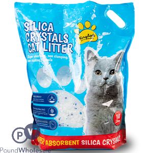 Kingdom Silica Crystals Non-clumping Cat Litter 10l