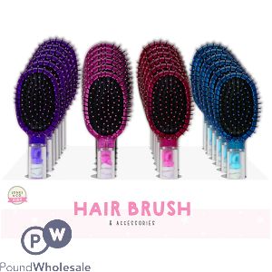 Jones & Co Kids Hair Brush & Accessories Cdu Assorted Colours