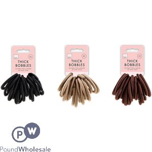 Forever Beautiful Thick Bobbles 15 Pack Assorted Colours