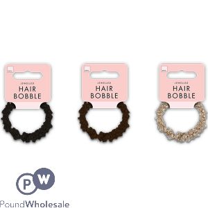 Forever Beautiful Jewelled Hair Bobbles Assorted Colours